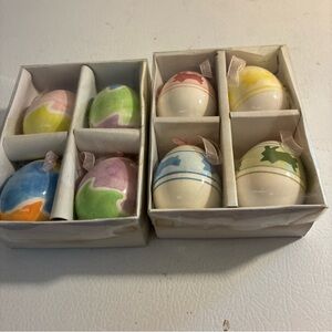 Colorful Easter Egg Ornaments Set